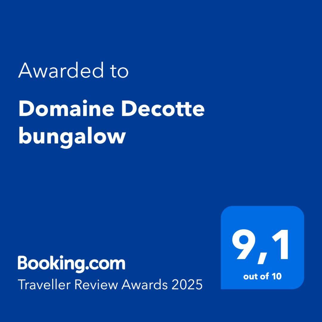 Domaine Decotte Bungalow Sainte-Suzanne Buitenkant foto